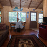 Blue Ribbon Trout Cabin - Living Room